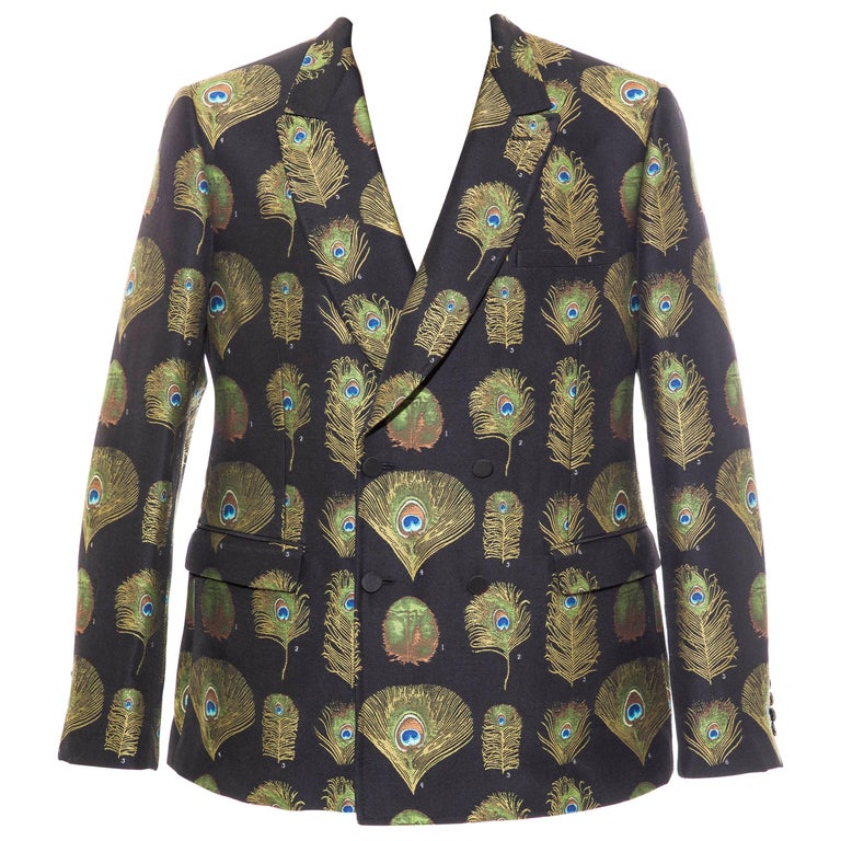 alexander mcqueen peacock suit