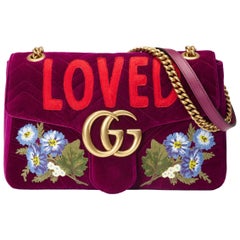 Gucci GG Marmont Medium Velvet Bag