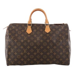 Louis Vuitton Speedy Handbag Monogram Canvas 40