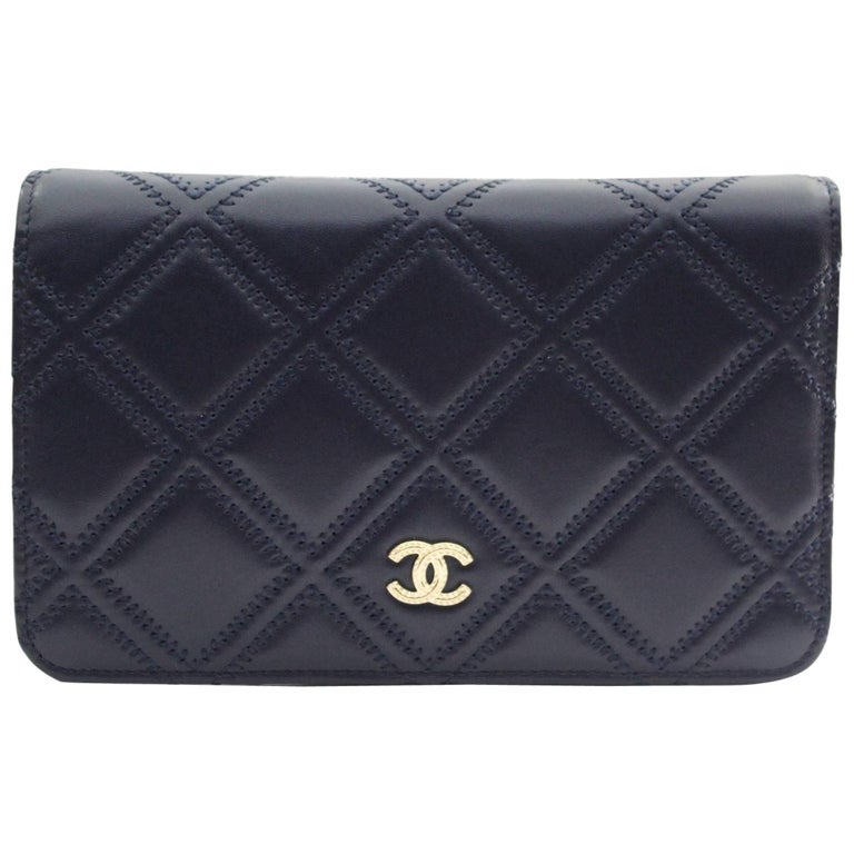 Chanel Blue Leather Crossbody/Shoulder Flap Bag at 1stdibs