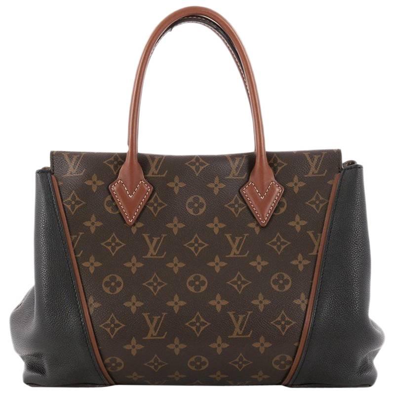 Louis Vuitton W Tote Monogram Canvas and Leather PM