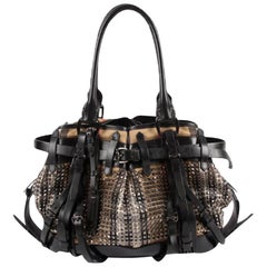 Burberry Studded Classic Check Bag