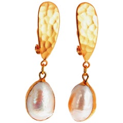 Gemjunky Elegant Special Handmade Clip-on Gold Plated (Vermeil) Earrings