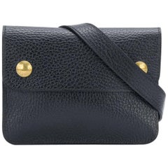 hermes jige 1996 Hermès Black clutch belt 1996