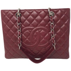 Chanel Burgunderfarbener GST 