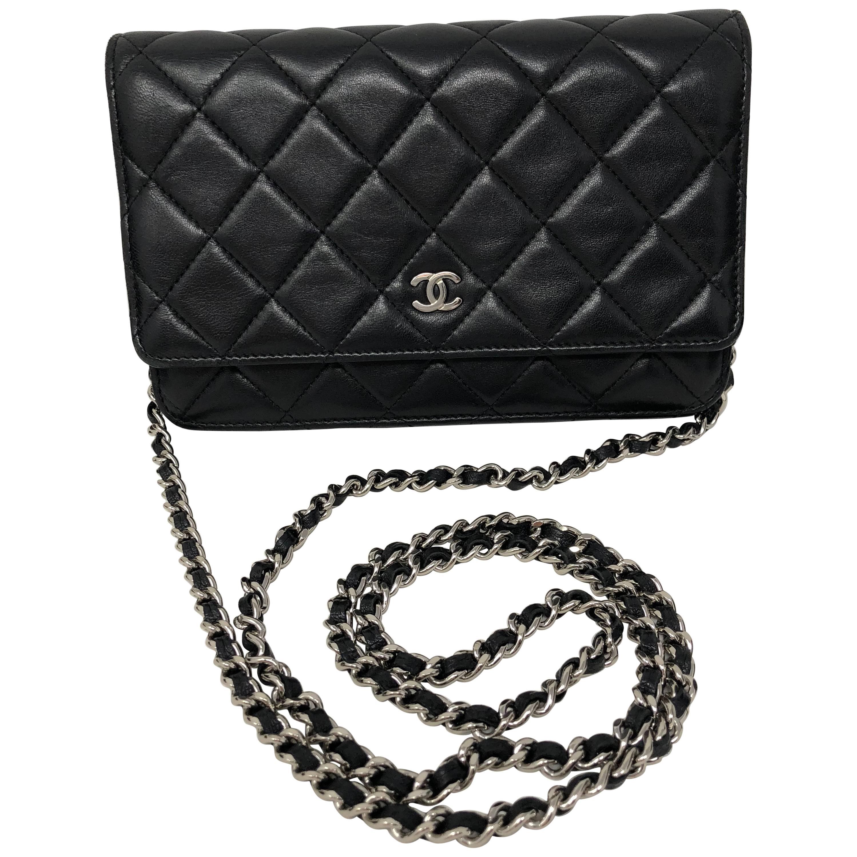 Chanel Black Wallet on Chain Crossbody