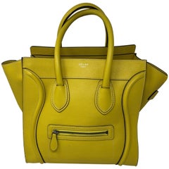 Celine Yellow Mini Luggage