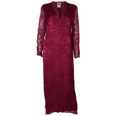 Un caftán/vestido devorador vintage de Sara Sturgeon.