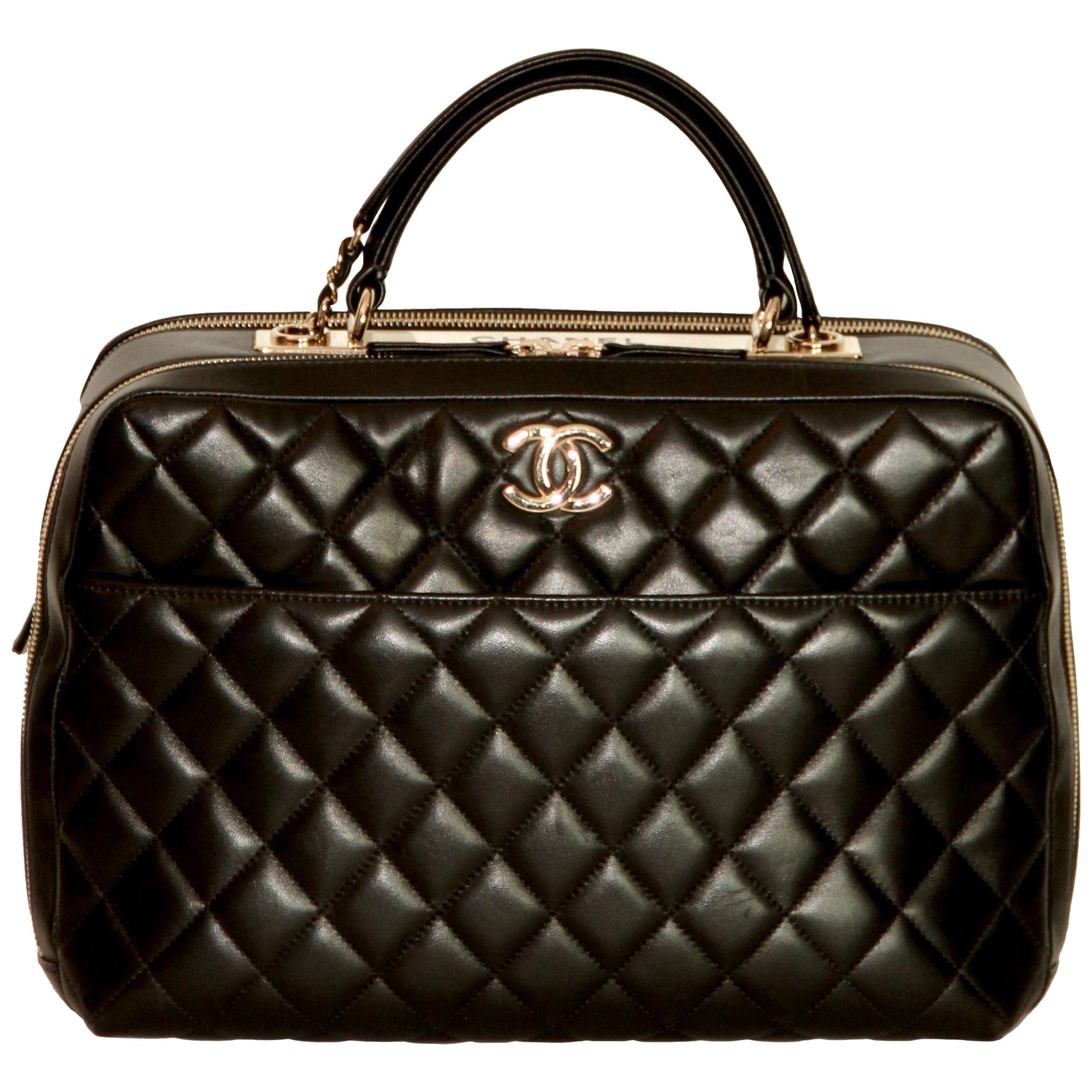 Chanel Black Trendy CC Bowling Bag | join.go-cv.co.uk