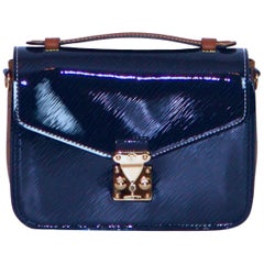 Used LOUIS VUITTON Limited Edition NEW Mini Pochette Metis Navy 