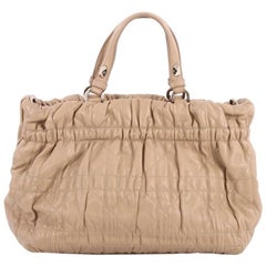 Christian Dior Delices Tote Cannage Quilt Leather Medium