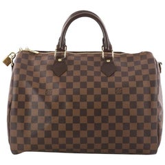 Louis Vuitton Speedy Bandouliere Bag Damier 35