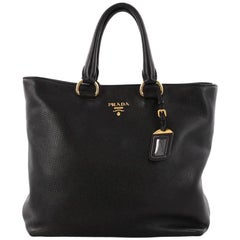 Prada Convertible Shopper Tote Vitello Daino Large