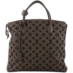 Louis Vuitton Lockit Handbag Limited Edition Monogram Addiction Rubber Vertical