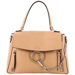 Chloe Faye Day Handbag Leather with Suede Medium