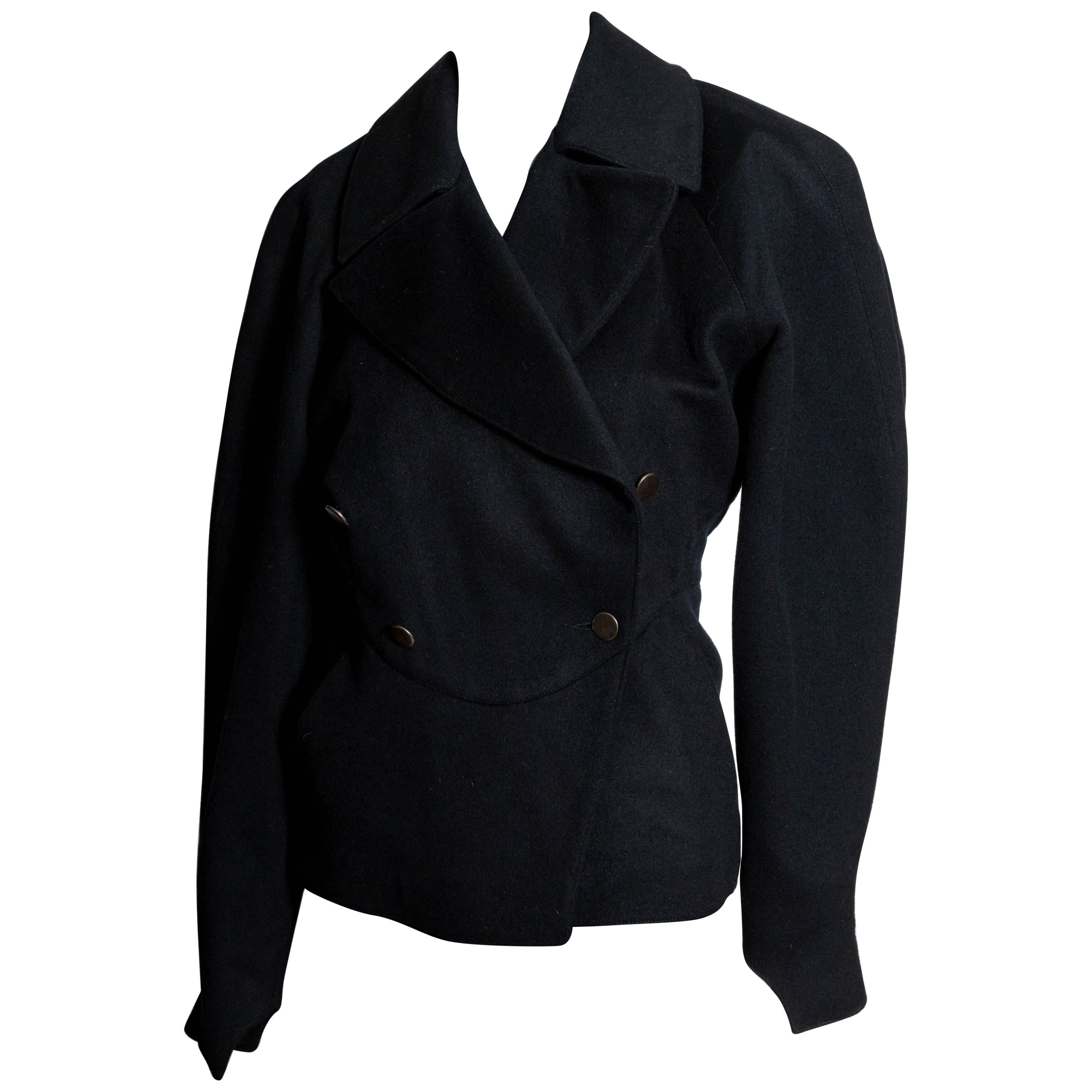 Azzedine Alaia Vintage Wool Jacket - 5 For Sale on 1stDibs