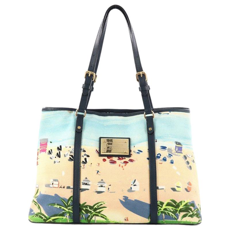 Louis Vuitton Ailleurs Cabas Limited Edition Printed Canvas PM