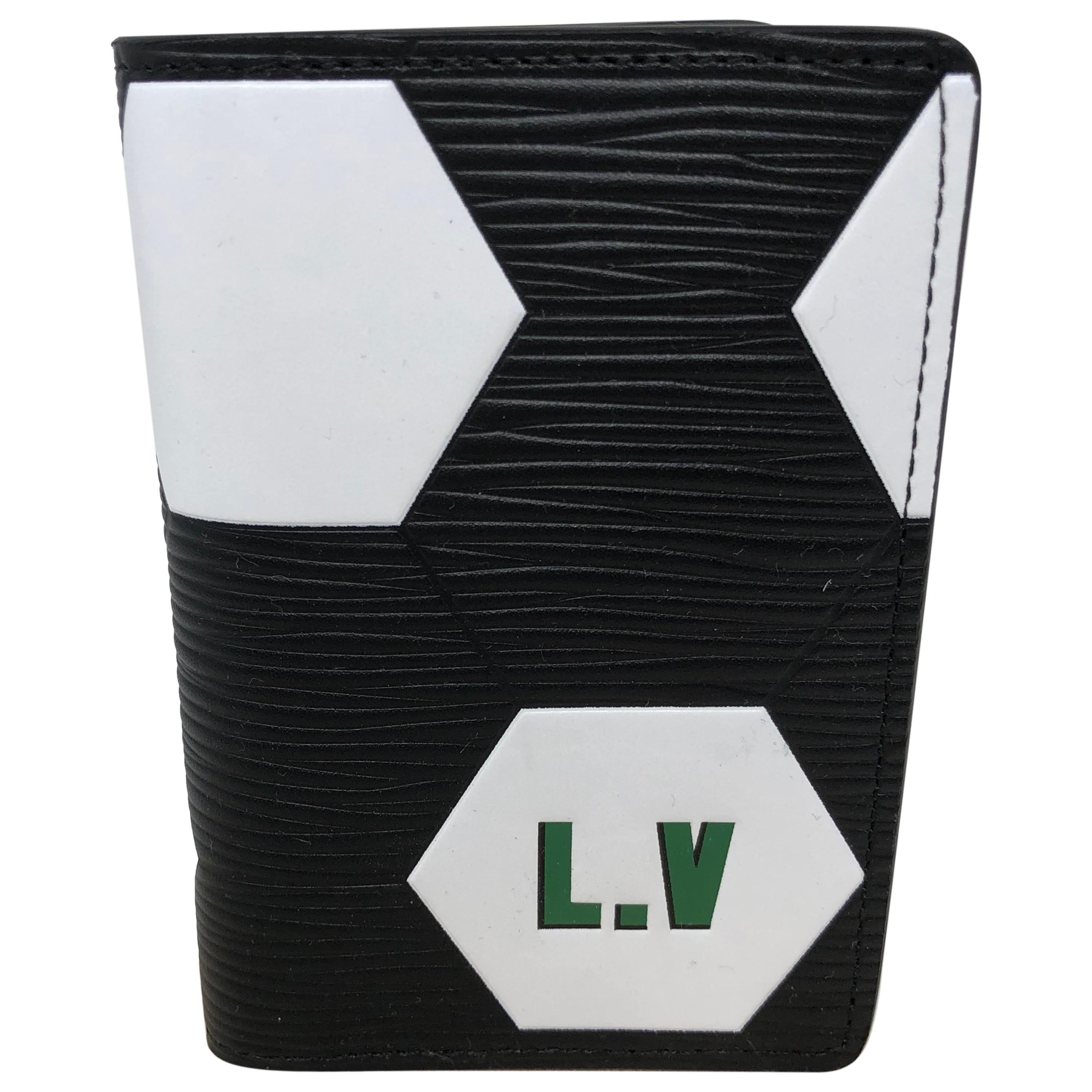 Louis Vuitton Black Pocket Organizer FIFA World Cup Collection