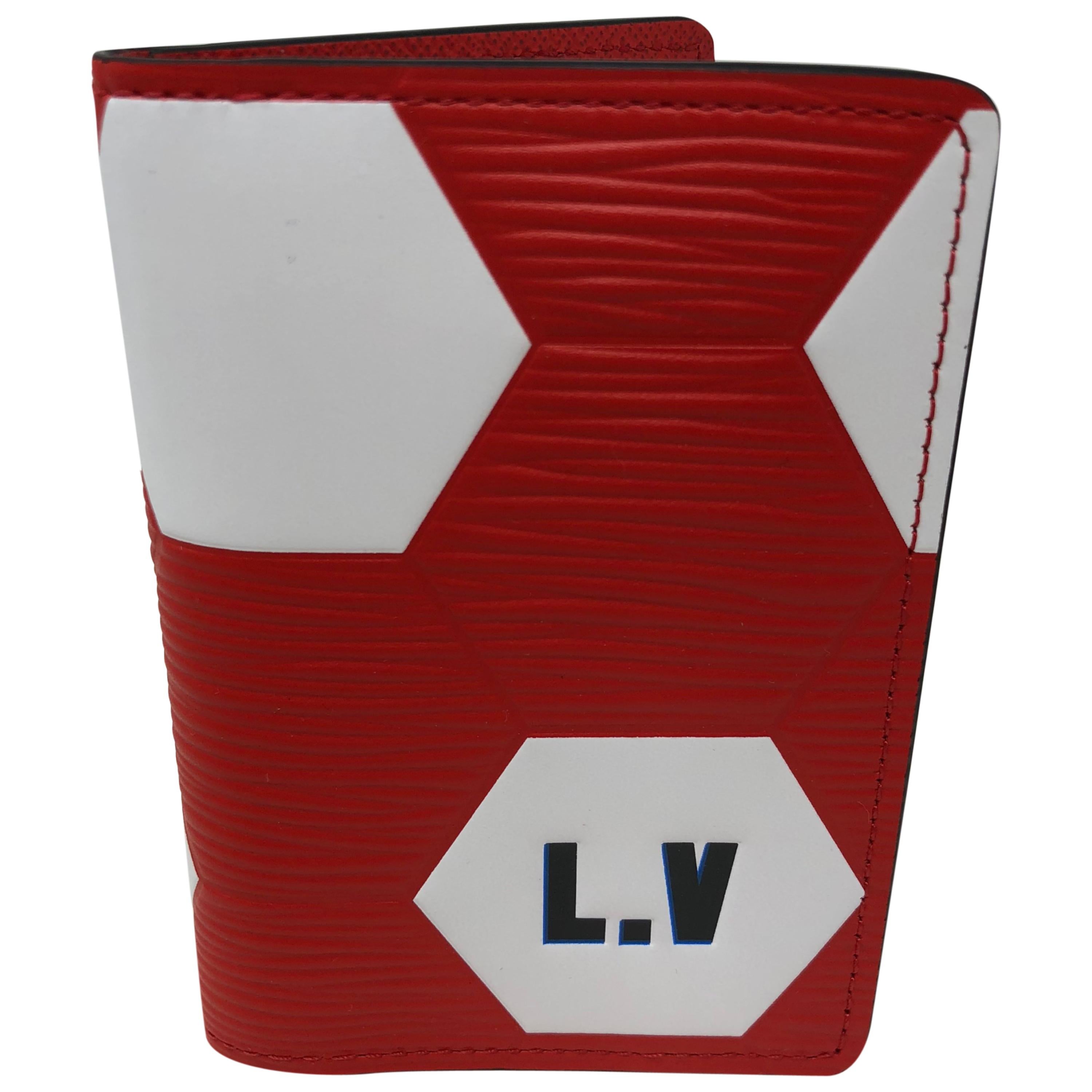 Louis Vuitton Red Pocket Organizer FIFA World Cup Collection 