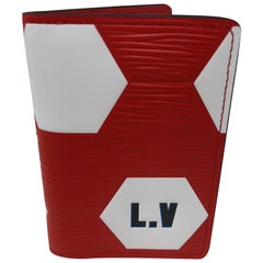 Louis Vuitton Red Pocket Organizer FIFA World Cup Collection 