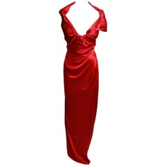 Vivienne Westwood Basque Evening Gown with Draped Neckline