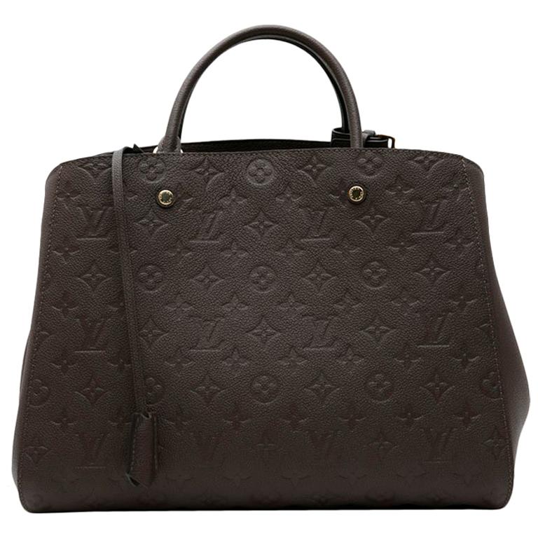 Louis Vuitton, Bags, Louis Vuitton Montaigne Gm Empreinte Noir