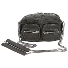 Grey Alexander Wang Leather Crossbody Bag