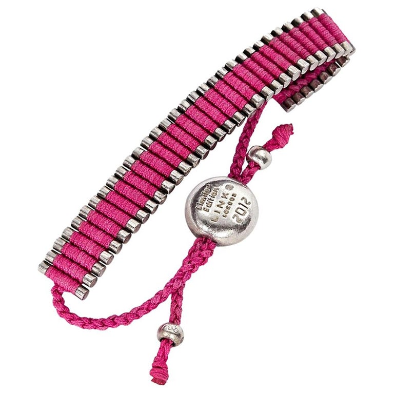 Pink Links of London Friendship Bracelet For Sale at 1stDibs | links of  london friendship bracelet sale, links of london friendship bracelet