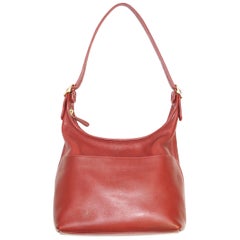 Early 2000's Bonnie Cashin Reproduction Coach Tomato Red Shoulder Bag