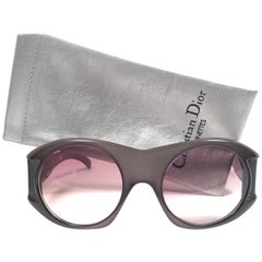 Raro Christian Dior Vintage  C61 Gafas de sol de gran tamaño, 1970