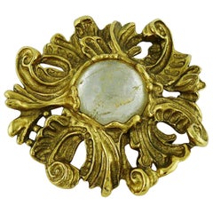 Christian Dior Boutique Vintage Baroque Brooch Pendant