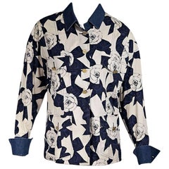 Blue
White Vintage Chanel Floral-Printed Jacket Blue
White Vintage Chanel Floral-Printed Jacket