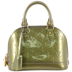 Used Louis Vuitton Alma Handbag Monogram Vernis BB