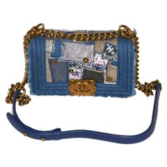 Chanel Patchwork Denim Boy Bag, NIB