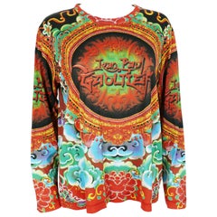 Jean Paul Gaultier Maille Vintage Asiatic Print Unisex Shirt