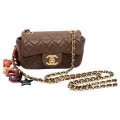 CHANEL Mini Bag in Light Brown Lamb Leather