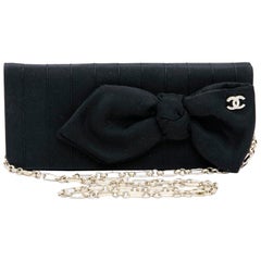 CHANEL Evening Clutch in Black Fabric