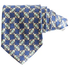 Valentino Mens Neck Tie Silk Abstract Print Italy 