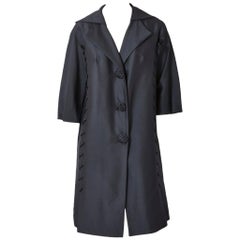 Evening Coat with Lacing Detail, circa 1960s