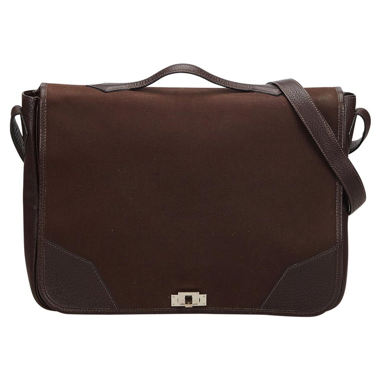Hermes Brown Victoria Messenger Bag