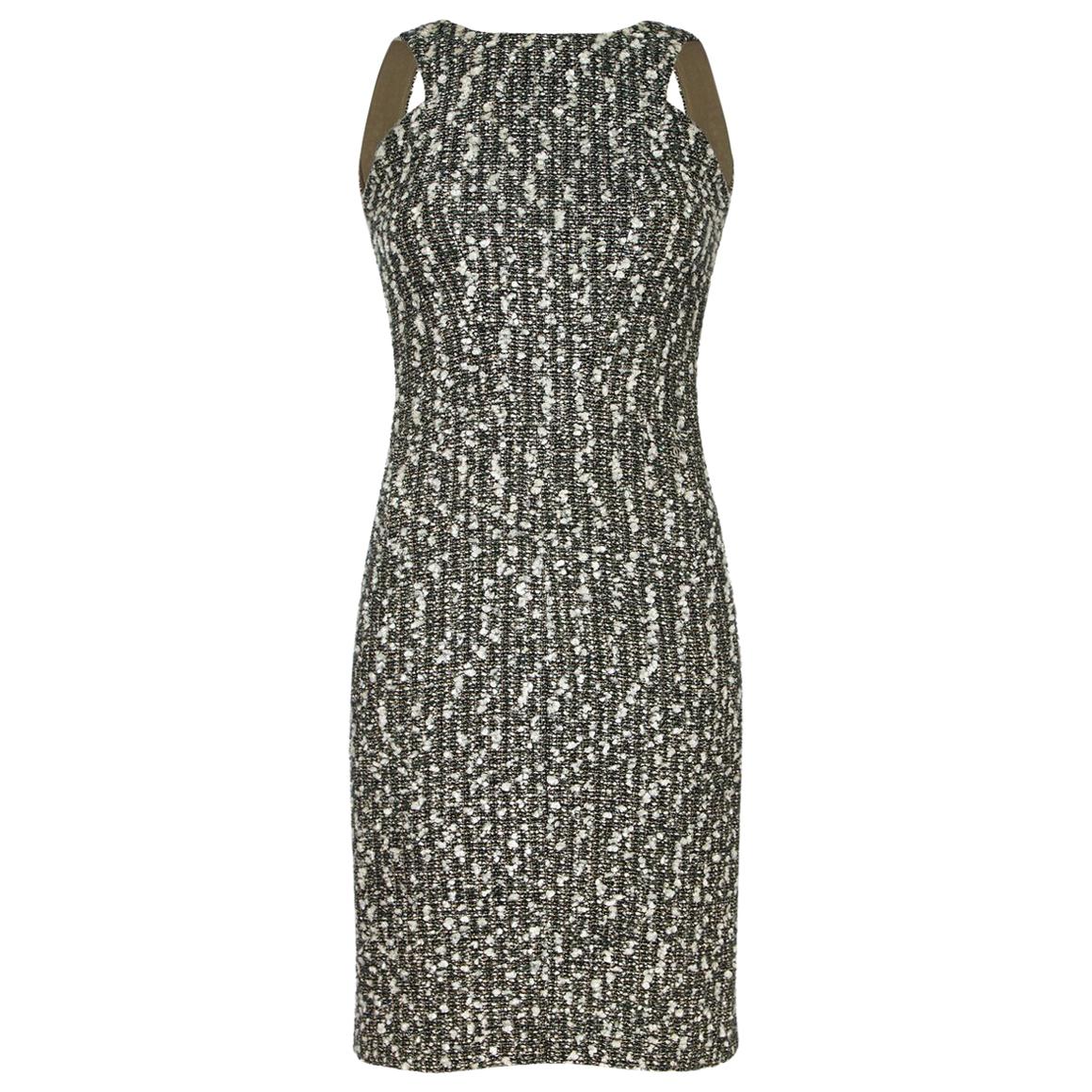 Chanel Grey and White Fantasy Tweed City Dress, 2004 