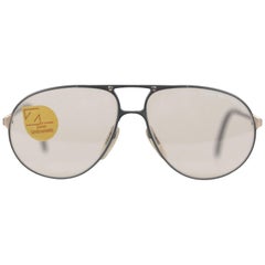 Zeiss Vintage Aviator Sunglasses 9289 Umbramatic Lenses New Old Stock