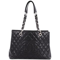 Chanel Grand Shopping Tote Quilted Caviar