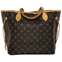 Louis Vuitton Monogram Neverfull MM Tote Handbag