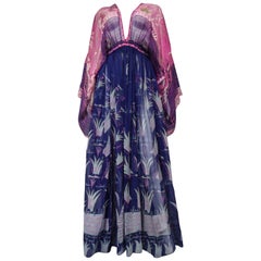 Zandra Rhodes Lilies of the Valley Collection dress, 1973