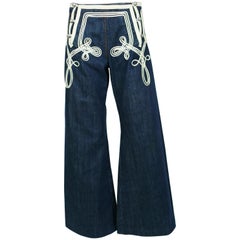 Jean Paul Gaultier Vintage Iconic Sailor Jeans US Size 8