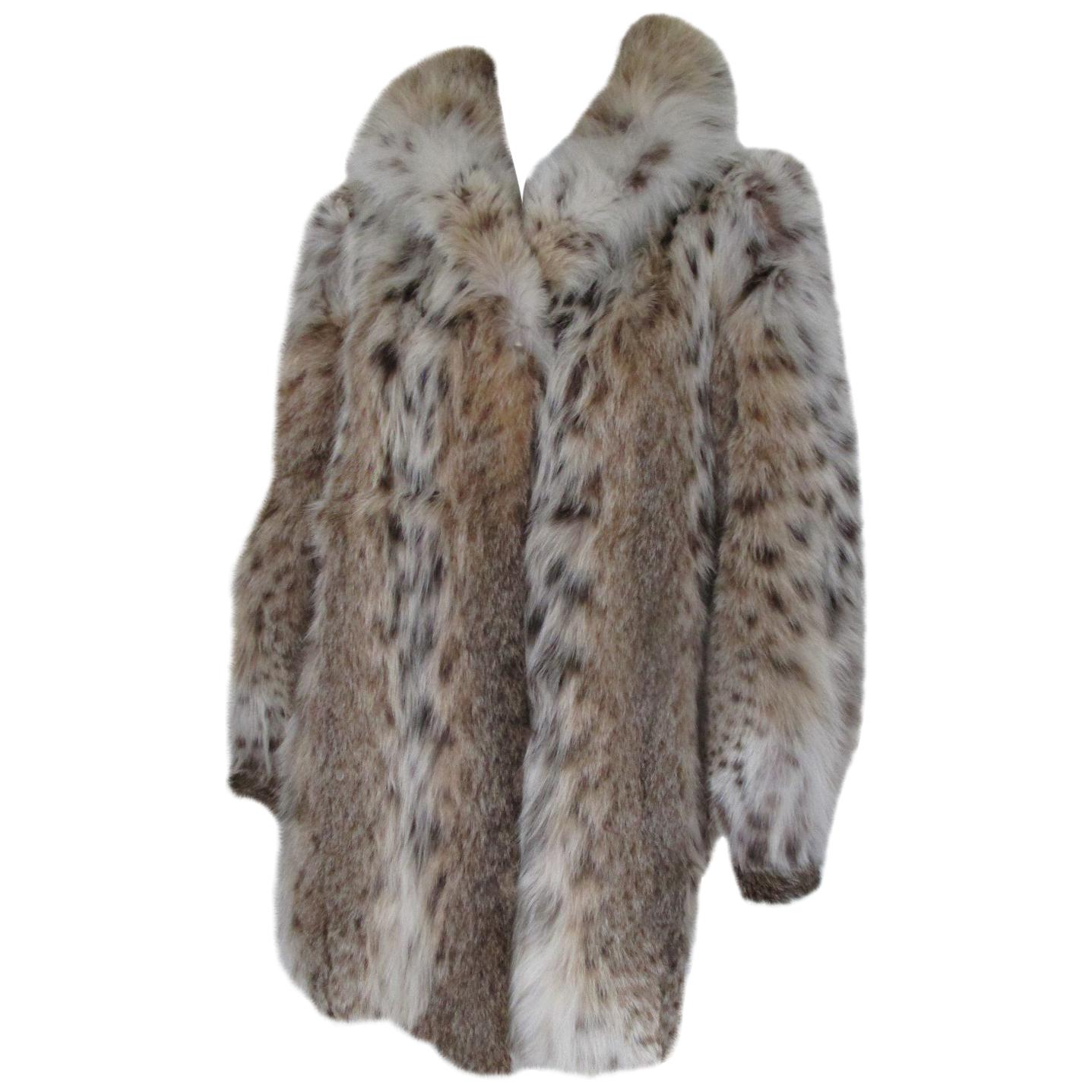 vintage Lynx fur coat