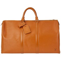1993 Louis Vuitton Gold Epi Leather Keepall 50