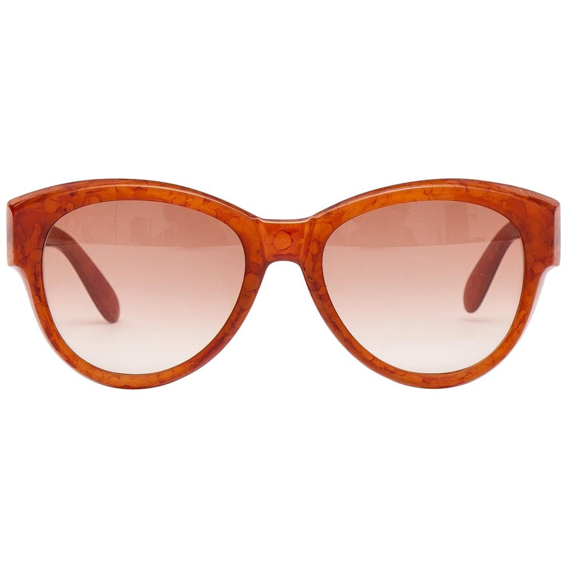 Yves Saint Laurent 8969 Sunglasses, 1980s  For Sale
