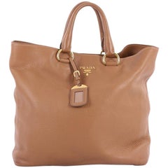 Prada Convertible Shopper Tote Vitello Daino Large